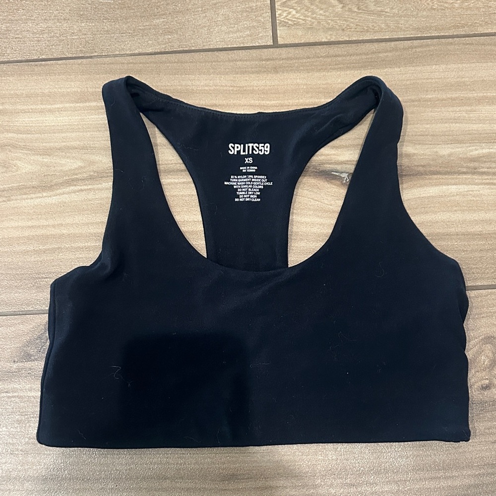 Splits59 Classic Black Sports Bra